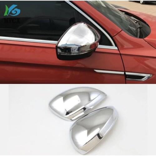 For Volkswagen Tiguan L 2017 2018 2019 ABS chrome Overlay Panel Door Mirror Cover Chrome Car Styling Accessories