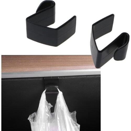 652F A Pair Universal Vehicle Holder Hook Compatible with Model 3/Y for storage Bags Coat