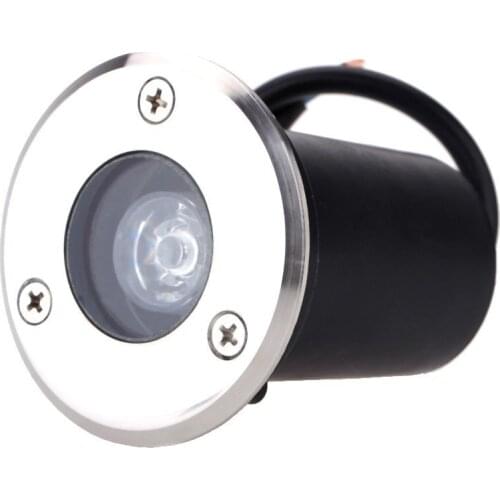 Wide Voltage 1w underground light AC85-265v LED Outdoor Garden Underground landscape Buried Light Flood Lamp Waterproof