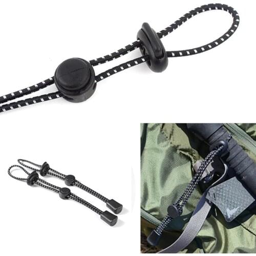 Camping Replacement Walking Stick Cane Holder Wrist Strap Elastic Rope Grip Aid hanger Release hands handy Strap Plastic Buckle