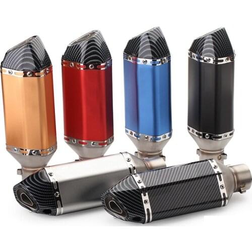 Free shipping Universal Motorcycle Exhaust Pipe Muffler Escape moto For RC390 Z800 GSXR750 TMAX530 XMAX300.250 CBR500 z1000