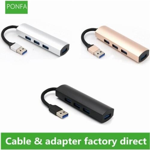 USB3.0 4 ports High Speed HUB High-Speed 4 Port USB 3.0 Multi HUB Splitter Expansion For Desktop PC Laptop Adapter USB 3.0 HUB