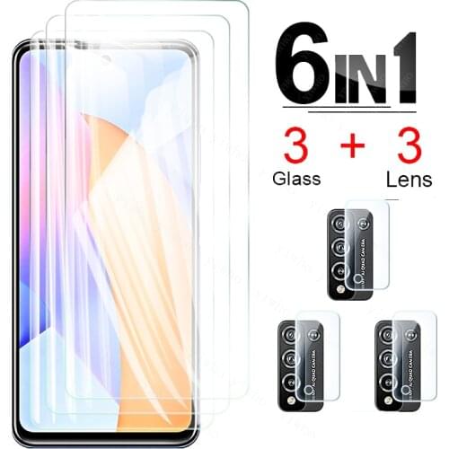 Tempered glass on for huawei honor 10x lite phone case 9x lite 10 x protective cover for huawei p40lite e y5p y6p y7p y8p camera