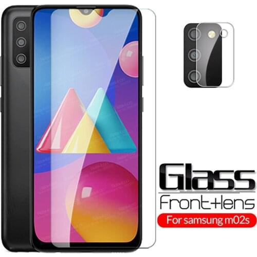 Camera Protective Glass For Samsung Galaxy M02s Tempered Glass Samsun Galaxi M 02s M02 S 6.5" Safety Screen Protector Phone Film