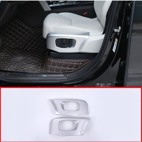3 Color Carbon Fiber/Black/Silver For Land Rover Discovery Sport L550 2020 ABS Car Seat Side Cover Trim Interior Accessories