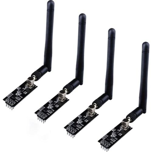 4pcs/lot 2.4G NRF24L01+PA+LNA Wireless Module with Antenna 1000 Meters Long Distance Suitable For Arduino