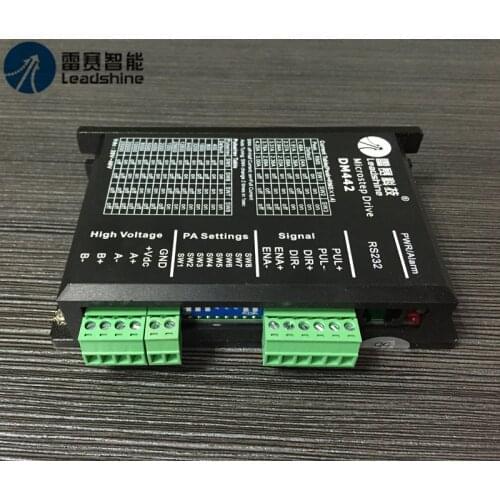Free shipping Leadshine Digital Stepper Motor Driver DM442 based on DSP design fit NEMA 17 to NEMA 23 motor CNC stepper system