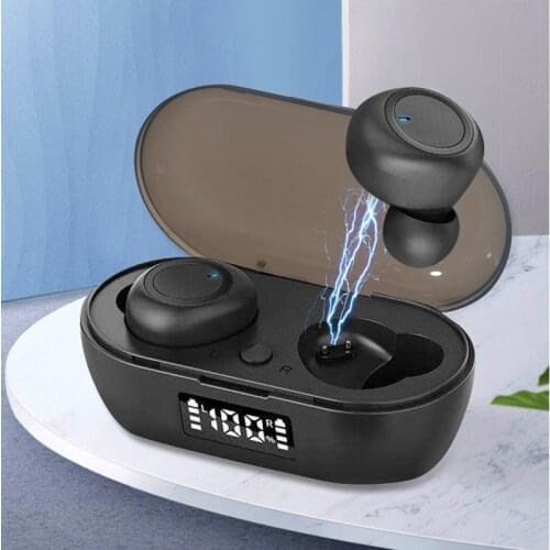 TWS Wireless Earphone LED Display Bluetooth 5.0 Headphone Stereo Mini Sport Earbud Headset With Mic For iPhone Xiaomi &All Phone