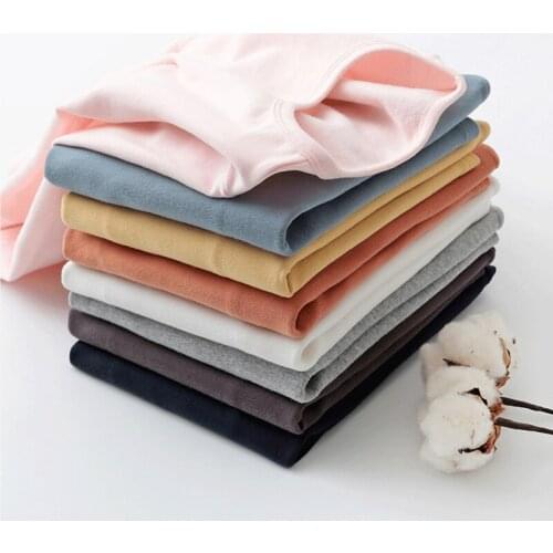 BINIDUCKLING T-shirt For Boy Girls 100% Cotton Childrens Tops With Long Sleeves Pullover Blouse Shirts For Boys Clothing 2-8T