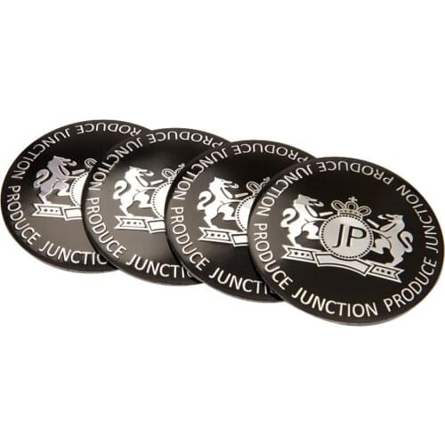 Wheel Center Sticker Hub Caps Car Styling for JP Logo For Nissan Qashqai Fiat 500 Hyundai Jaguar Land Rover Peugeot 207 Subaru