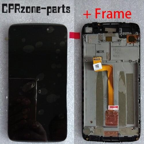 Black with frame For Alcatel OneTouch Idol 3 (5.5) 6045B 6045L 6045K 6045Y LCD display with touch screen digitizer assembly