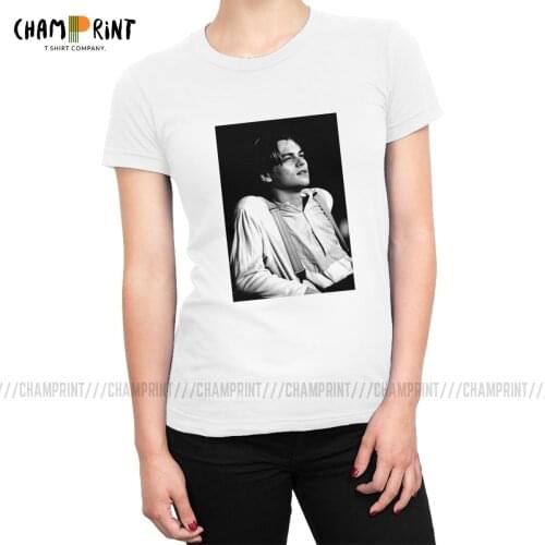Leonardo Dicaprio Women T Shirt Romeo and Juliet Love Movie Tee Shirt Tops Vogue T-shirt Female Leisure Clothes Plus Size