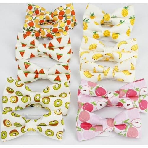 2019 Brand New Mens Cute Print Neck Tie Sets Pocket Square Parents Bow Tie For Child Boys Girls Students Ladies Sweet Bowties