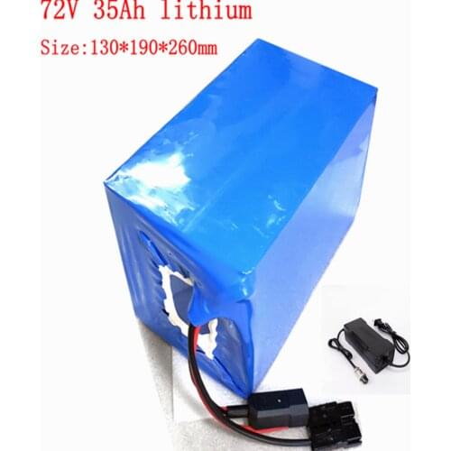 72v 35Ah lithium ion battery li ion battery BMS 20S for bike 3000w 5000w motor Vehicle tricycle scooters Go Cart +5A charger