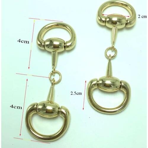 Metal buckle Strap Slider Adjuster Harness Gold