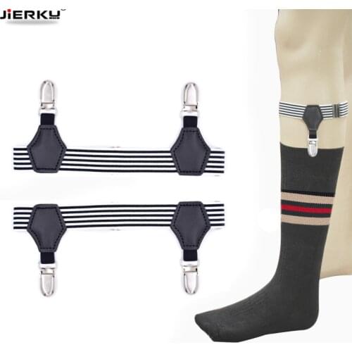 New Sock Stays Stocking Holder Gentleman Lose Suspenders Braces Elastic Uniform Business leg Strap Socking Garters 1pair