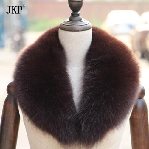 New Natural Real Fox Fur Collar Winter Women Warm Genuine Fox Fur Scarf Fashion Warm Fox fur Scarves