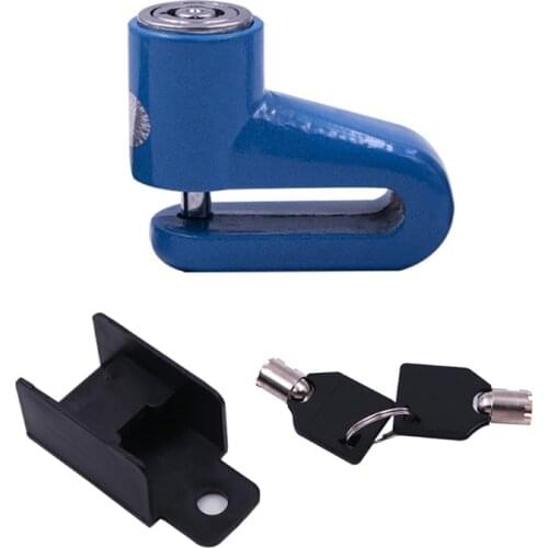 Fit for Mountain Bike Bicycle Disc Brake Lock Keyless Press Push Lock Portable Anti-theft Mini Riding Accessories