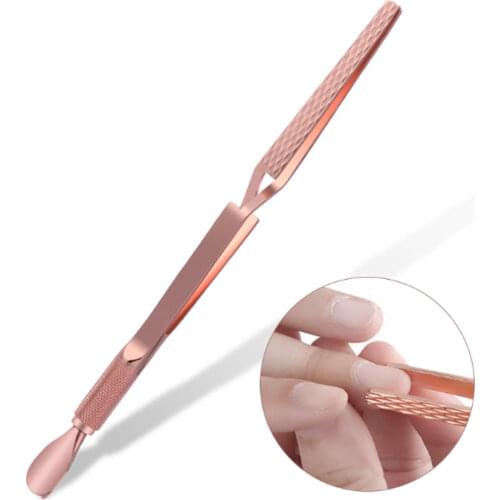 Professional Stainless Steel Nail Shaping Clip Rainbow Gold Rose gold Black Nail Tweezers Cross Nipper Picking Manicure Tool