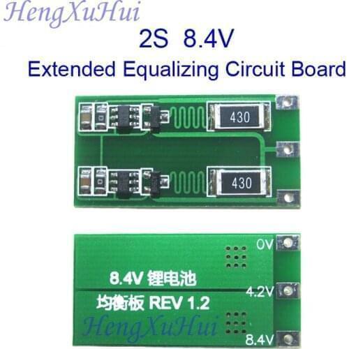 Extended Equalized PCB 2S 7.4V 8.4V Li-ion Battery Extended Equalized Equalized Charging Current 100mA 300mA optional