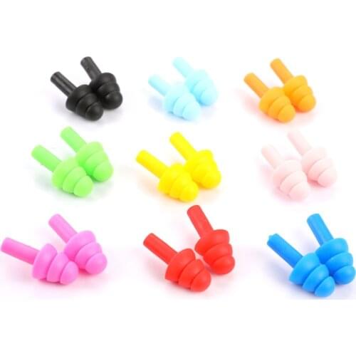 1Pair Silicone Travel Soft Ear Plugs Sound Insulation Ear Protection Earplugs Anti Noise Snoring Sleeping Plugs Noise Reduction