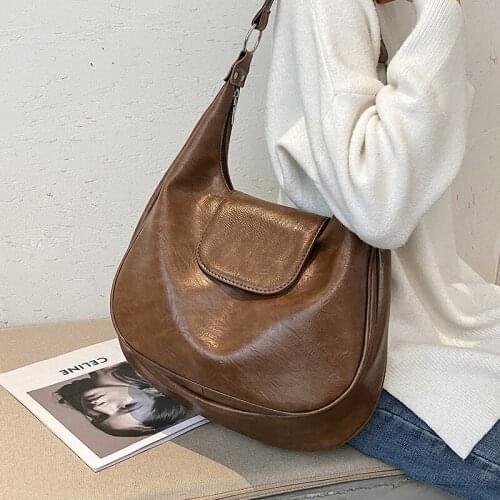 Fashion Women Bag Purses and Handbags Soft Leather Shoulder Bag Vintage Shoulder Crossbody Bag for Women 2021