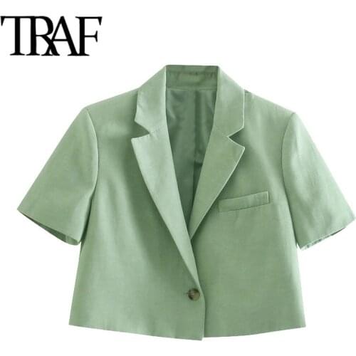 TRAF Women's Linen Blazers