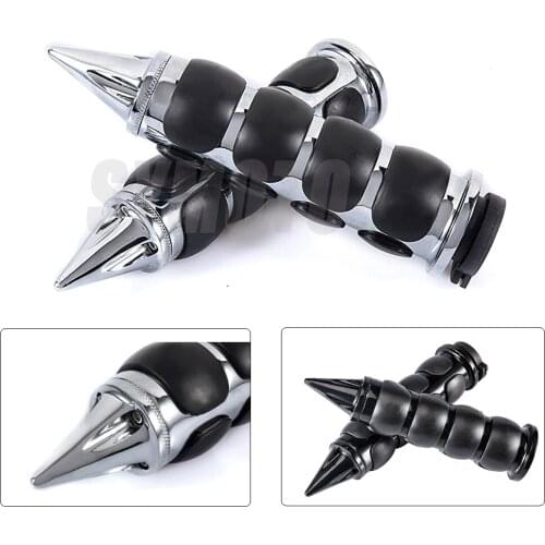 Universal 1" 25mm Motorcycle Handlebar Hand Grips For Harley XL 883 1200 Suzuki Kawasaki Yamaha Honda Steed 400 600 SHADOW 750