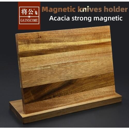 GAINSCOME High Quality Magnetic Knives Holder For Multi Kitchen Knife Set Cooking Organizer Knives Stand Block Tool