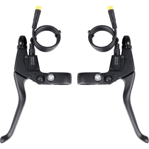 1 Pair Electric Brake Lever For Hub Wheel Motor Electric Bike E-scooter Bicycle Cut Off Power Brake MTB Road Bike E-Brake