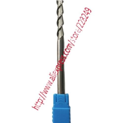 1pc D6*30*D6*100 HRC50 2 Flutes Solid Carbide Flat End Mills For Aluminum CNC Milling Cutters Router Bits