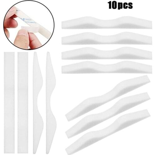 10pcs Diy Self-adhesive Sponge Nose Bridge Pads Strip For Masks Comfortable Seal Nose Bridge Pad Mask Accessory Wholesale 2021