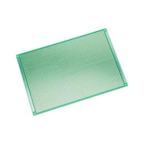 20PCS x 12x18 cm PROTOTYPE PCB 2 layer 12*18 panel Universal Board 2.54mm Double Side Green Board 1.6mm thickness