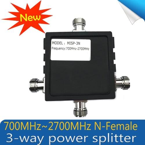 3 Way Power Splitter 3-Way 700-2700mhz Frequency Power Divider For Mobile Cell Phone Signal Booster Repeater