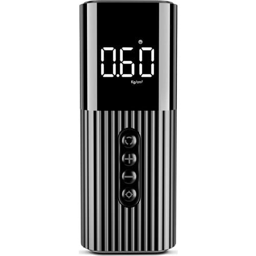 2 in 1 Car Air Compressor Portable Tire Inflator Auto Pump Digital Tire Pump with LED Light Car Bicycle Tire Inflatable Air Pump