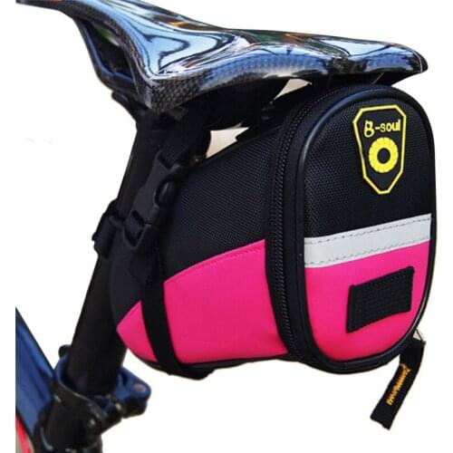 B-SOUL Bicycle Bike Rear Top Tube Bag Waterproof MTB Mountain/Road Bike Rear Bag Bicycle Saddle Bag Cycling Rear Seat Tail Bag