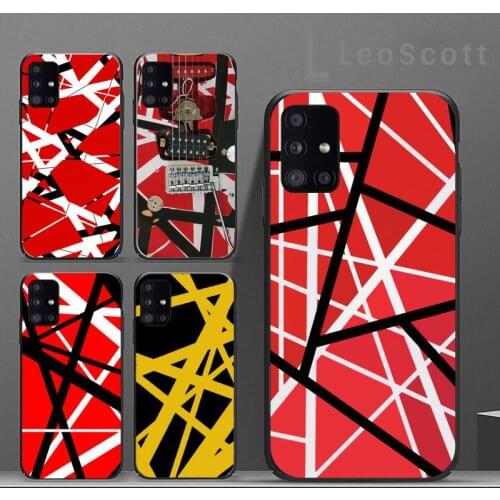 Eddie Van Halen Graphic Guitar Phone Case For Samsung A32 A51 A52 A71 A50 A12 A21S S10 S20 S21 Plus Fe Ultra