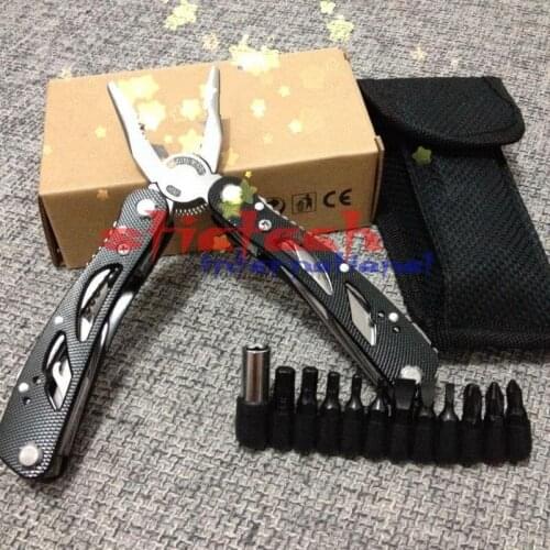 By dhl or ems 10pcs Outdoor Multitool Pliers Repair Pocket Knife Fold Screwdriver set Hand Multi Tools Mini Folding Pocketl