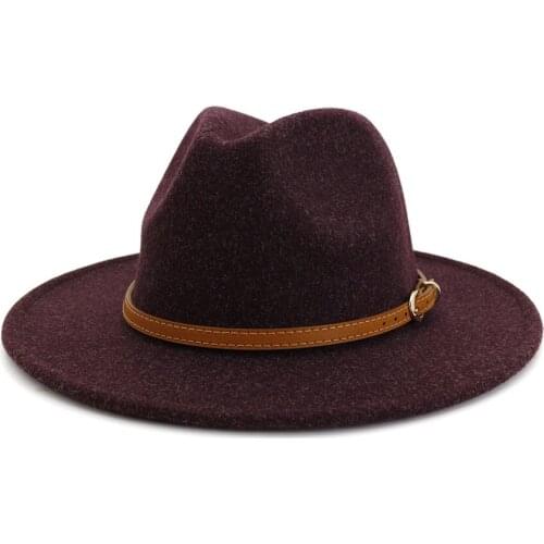 Retro Hats Fedoras Top Jazz Adult Bowler Hats Classic Version chapeau Hats For winter Men Women