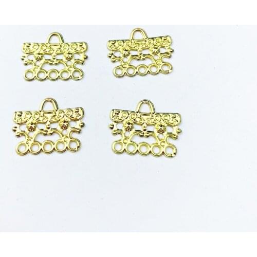 20pcs 16x19mm Filigree Metal sheets for Jewelry Making Cosplay accessories Earring accessories
