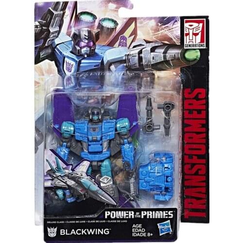 18cm Transformers Toys Generations Power of The Primes Deluxe Class Blackwing 14-step Deformation Action Figure Collectie Model