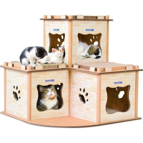 Cat scratch board cat litter Comet man luxury cat claws cat house climbing frame double