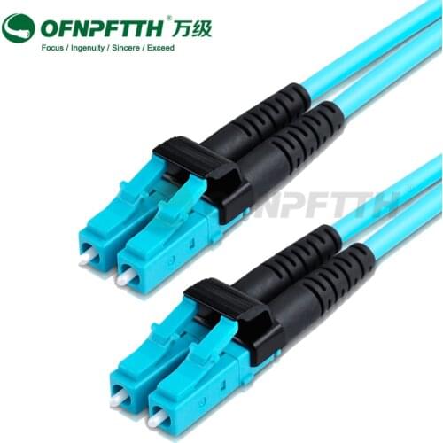 LC-LC Fiber Patch Cord MM OM3 Duplex 3.0mm 3M With LSZH Jacket