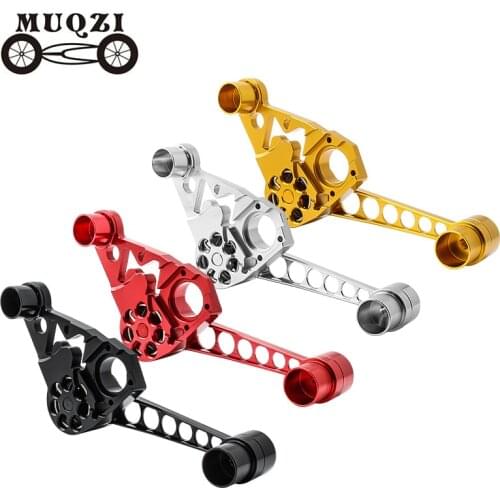 MUQZI Folding Bike Rear Derailleur Chain Tensioner Mount Bracket Single-Disc 2 3 6 Speed Shifter Chain Guide Holder For Brompton