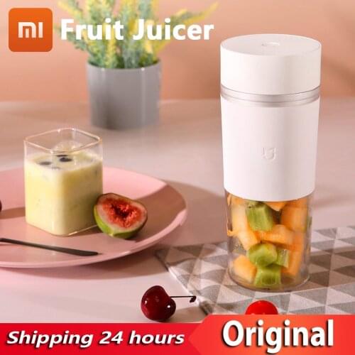 2021 New YOUPIN Mijia Portable Juicer 300ml Wireless Mini Blender Type-C Rechargeable Small Juicer Cup For Office Kitchen Travel