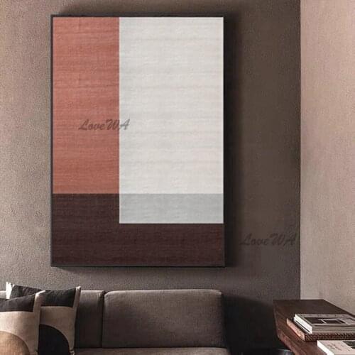 New Arriva Simple Decoration Color Abstract Painting Living Room Wall Art Home Decor Picture Modern Painting On Canvas Unframed