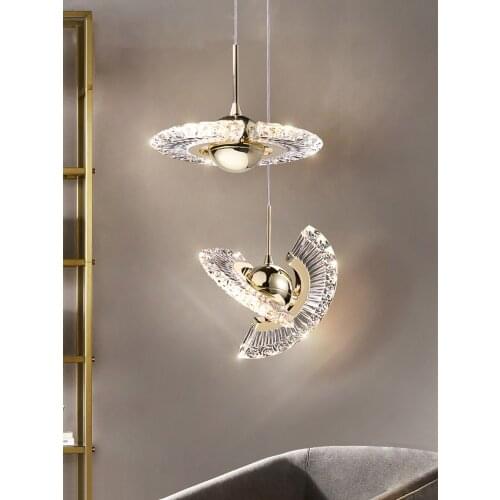 Bedside chandelier flying saucer small chandelier creative bar bedroom new luxury designer modern simple Restaurant