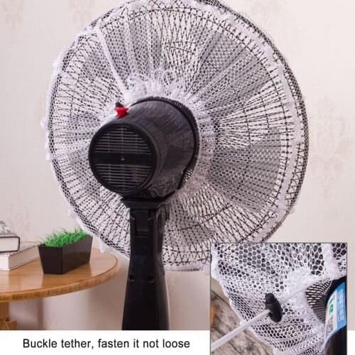 Dustproof Electric Fan Cover Anti-Chuck Safety Mesh Fan Protection Finger Protector Net Cover Fan Guard Home Office Dust Cover