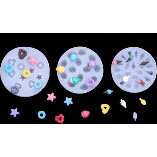 A Variety of Ice Cream Cone Biscuit Mold Modeling Baking Aromatherapy Candle Cake Mould17-416