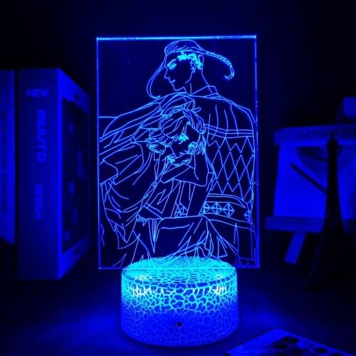 Anime Tokyo Revengers Led Lamp Draken And Mikey Lamp Manga 3d Light for Child Bedroom Decor Night Light Birthday Gift Room Table